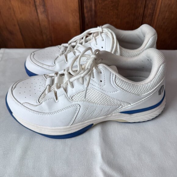 Fitville Amadeus White w/Blue Tennis/Running Athletic Shoes Size 9.5 EW main image 4